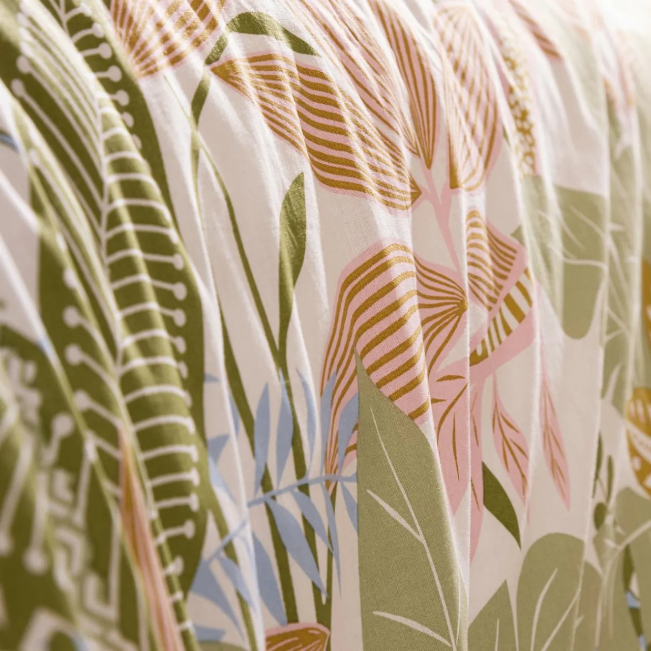 Parure De Lit|Housse De Couette|Atmosphera, cru017dateur d'intu017drieur Housse de couette et deux taies coton (240 x 220 cm) June Multicolore