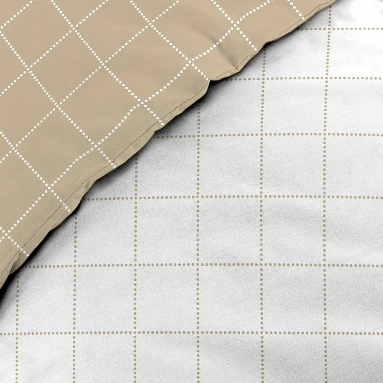 Parure De Lit|Housse De Couette|douceur d'intu017drieur Housse de couette et deux taies d'oreiller en coton (260 x 240 cm) Cadria Blanc