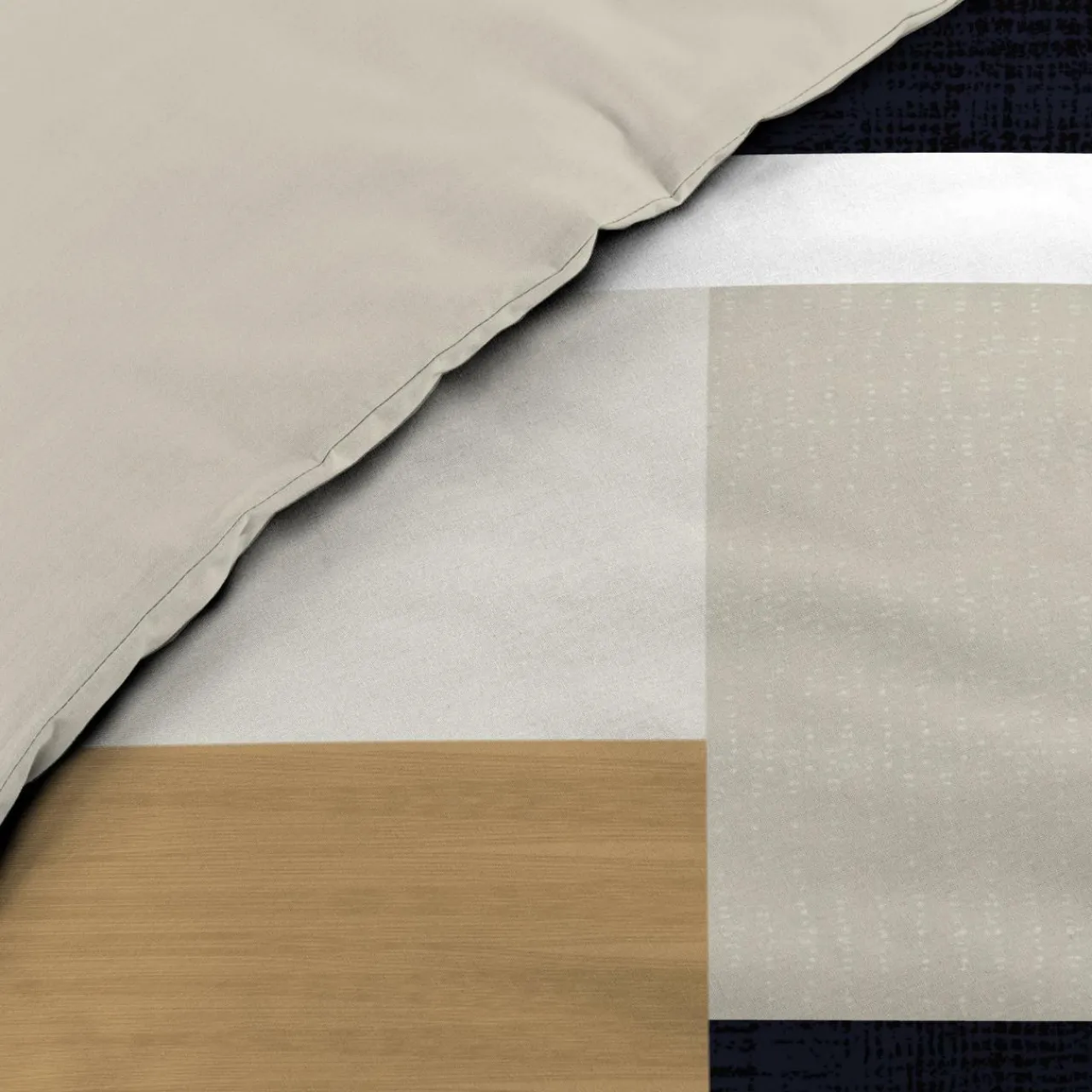 Parure De Lit|Housse De Couette|douceur d'intu017drieur Housse de couette et deux taies percale de coton (240 x 220 cm) Ulysse Multicolore