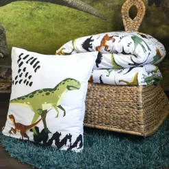 Linge De Lit Enfant|Linge De Lit Enfant|L'EFFET PAPILLON Housse de couette et deux taies enfant coton (240 x 220 cm) Cretace e Vert