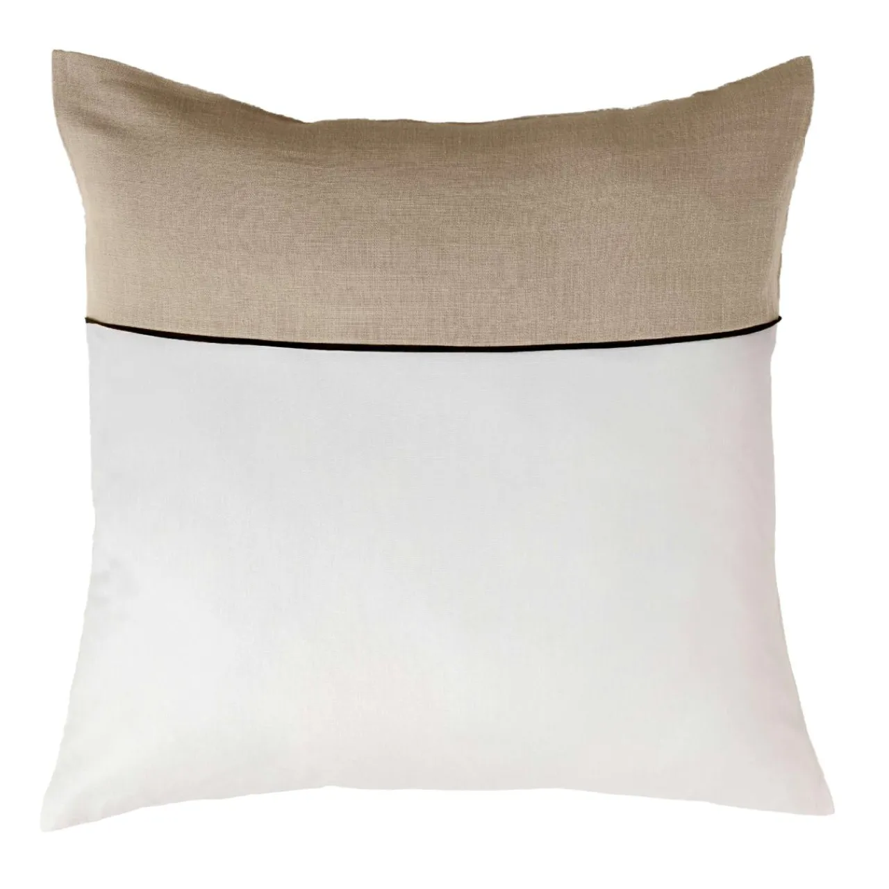 Parure De Lit|Housse De Couette|douceur d'intu017drieur Housse de couette et deux taies d'oreiller coton (260 x 240 cm) Gabrielle Beige