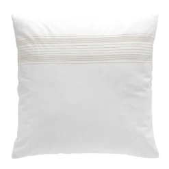 Parure De Lit|Housse De Couette|douceur d'intu017drieur Housse de couette et deux taies coton (240 x 220 cm) Opéra he Blanc