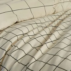 Parure De Lit|Housse De Couette|L'EFFET PAPILLON Housse de couette et deux taies coton (240 x 220 cm) Carrie Beige