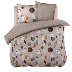 Linge De Lit Enfant|Linge De Lit Enfant|L'effet papillon Housse de couette et deux taies enfant coton (240 x 220 cm) Sky Dream Rose