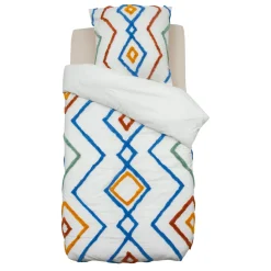 Linge De Lit Enfant|Linge De Lit Enfant|Atmosphera cru017dateur d'intu017drieur for kids Housse de couette et une taie enfant coton (140 x 200 cm) Marrakech Multicolore