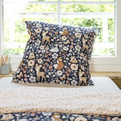 Linge De Lit Enfant|Linge De Lit Enfant|L'EFFET PAPILLON Housse de couette et une taie enfant coton (140 x 200 cm) Forêt enchantée Multicolore