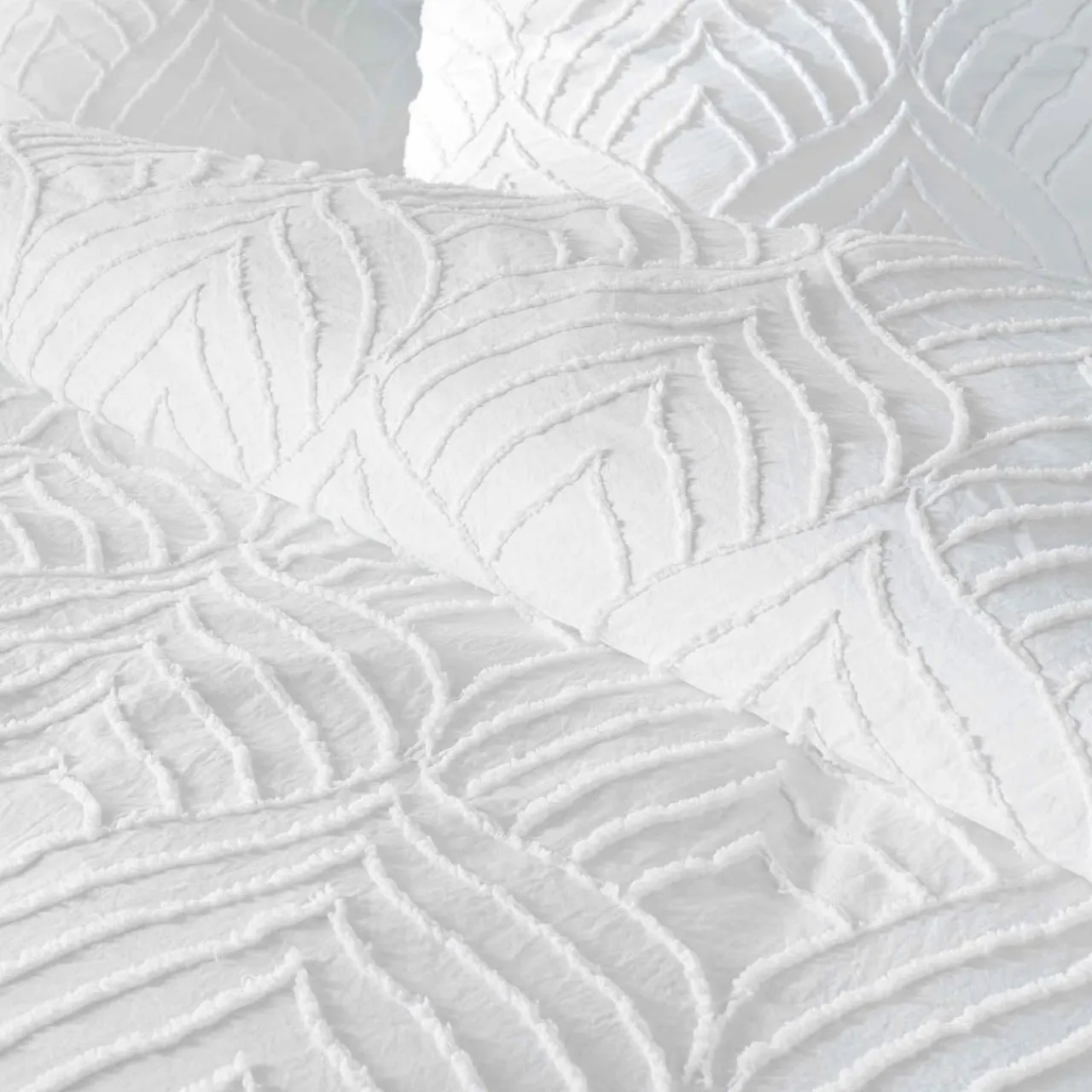 Parure De Lit|Housse De Couette|douceur d'intu017drieur Housse de couette et une taie d'oreiller microfibre (140 x 200 cm) Heltie Blanc