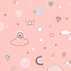 Linge De Lit Enfant|Linge De Lit Enfant|Atmosphera createur d'interieur for kids Housse de couette et une taie enfant coton (140 x 200 cm) Licorne Rose