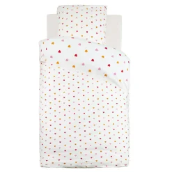 Linge De Lit Enfant|Linge De Lit Enfant|Atmosphera cru017dateur d'intu017drieur for kids Housse de couette et une taie enfant coton (140 x 200 cm) Amour Multicolore