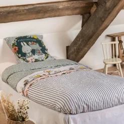 Linge De Lit Enfant|Linge De Lit Enfant|L'EFFET PAPILLON Housse de couette et une taie enfant coton (140 x 200 cm) Jardinage Multicolore