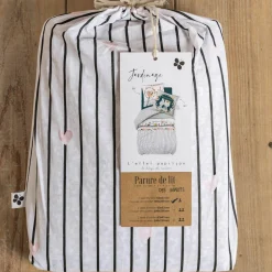 Linge De Lit Enfant|Linge De Lit Enfant|L'EFFET PAPILLON Housse de couette et une taie enfant coton (140 x 200 cm) Jardinage Multicolore