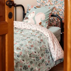 Linge De Lit Enfant|Linge De Lit Enfant|L'EFFET PAPILLON Housse de couette et une taie enfant coton (140 x 200 cm) Tamia Multicolore