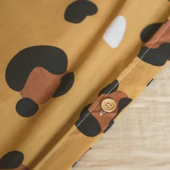 Linge De Lit Enfant|Linge De Lit Enfant|l'Effet Papillon Housse de couette et une taie enfant coton (140 x 200 cm) Lola Caramel