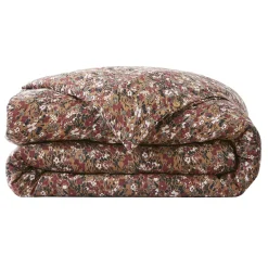 Housse De Couette|EMINZA Housse de couette gaze de coton (240 x 220 cm) Constance Camel