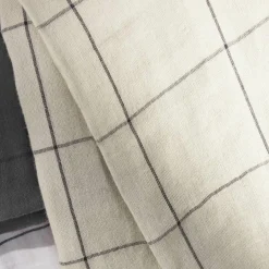 Housse De Couette|EMINZA Housse de couette gaze de coton (240 x 220 cm) Gaïa Match pampa Beige