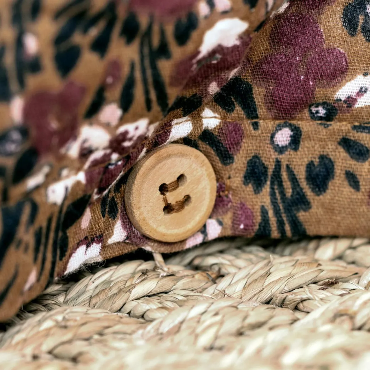 Housse De Couette|EMINZA Housse de couette gaze de coton (200 x 200 cm) Constance Camel