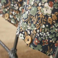 Housse De Couette|EMINZA Housse de couette gaze de coton (140 x 200 cm) Constance Bleu nuit