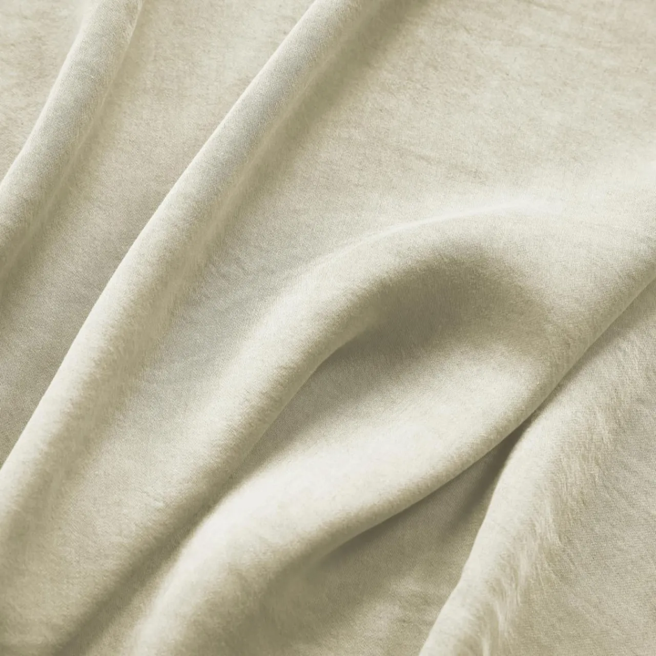 Parure De Lit|Housse De Couette|EMINZA Housse de couette lyocell Tencel™ lavé (240 x 220 cm) Olivia pampa Beige
