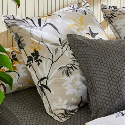 Housse De Couette|TRADILINGE Housse de couette percale de coton (200 x 200 cm) Asia Beige