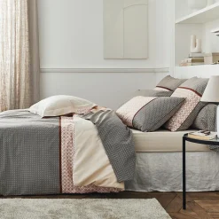 Housse De Couette|TRADILINGE Housse de couette percale de coton (200 x 200 cm) Gabin Multicolore