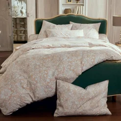 Housse De Couette|TRADI LINGE Housse de couette percale de coton (140 x 200 cm) Palazzo Beige