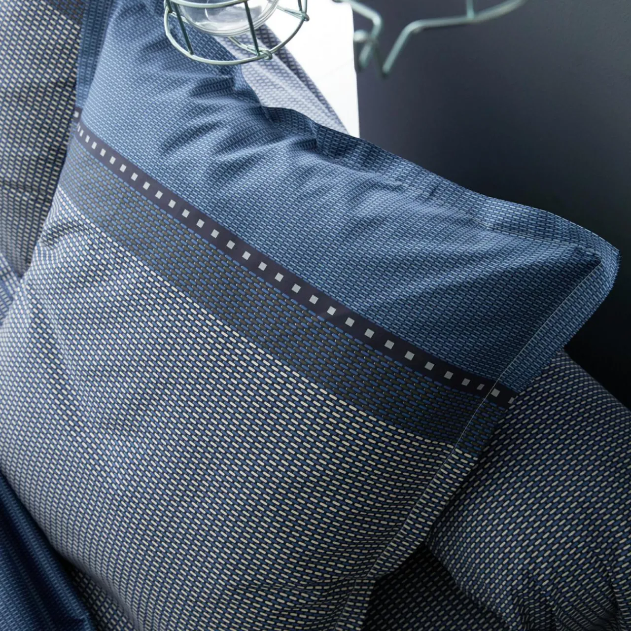 Housse De Couette|TRADILINGE Housse de couette satin de coton (280 x 240 cm) Enzo e Bleu