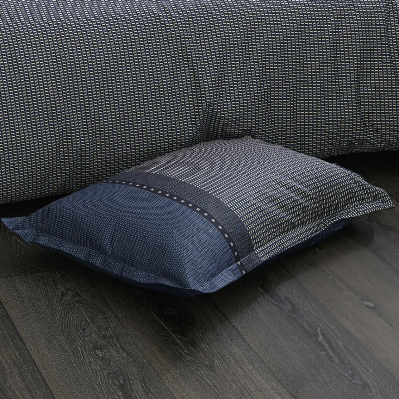 Housse De Couette|TRADILINGE Housse de couette satin de coton (280 x 240 cm) Enzo e Bleu