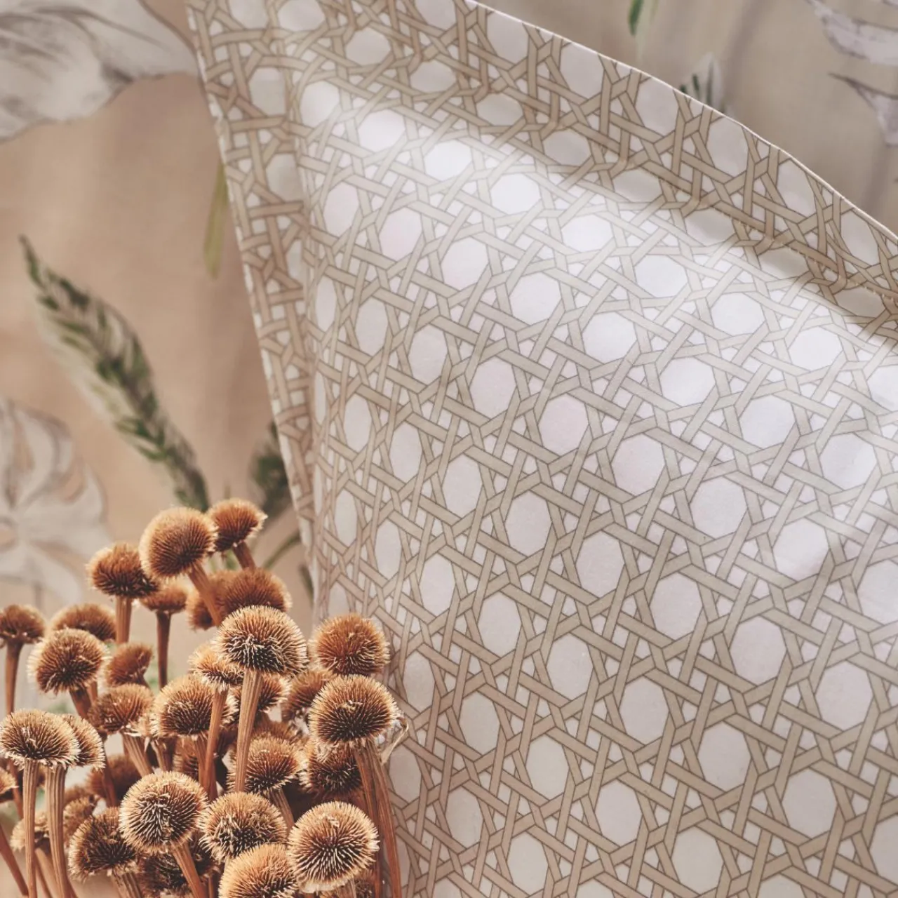 Housse De Couette|TRADILINGE Housse de couette satin de coton (200 x 200 cm) Voyage e Vert