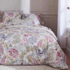 Housse De Couette|TRADILINGE Housse de couette satin de coton (280 x 240 cm) Anaïs Multicolore