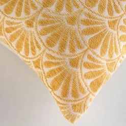 Coussin Et Housse|douceur d'intu017drieur Housse de coussin carrée (40 x 40 cm) Echo Jaune ocre