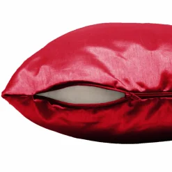 Coussin Et Housse|DOUCEUR D'INTERIEUR Housse de coussin carrée (40 x 40 cm) Shantung Shana Rouge