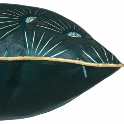 Coussin Et Housse|ATMOSPHERA Housse de coussin carrée (40 x 40 cm) Feel Bleu canard