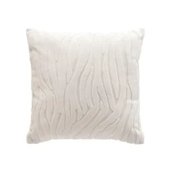 Coussin Et Housse|douceur d'intu017drieur Housse de coussin carrée bouclette (40 x 40 cm) Venezia he Blanc