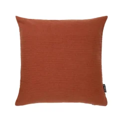 Coussin Et Housse|EMINZA Housse de coussin carrée coton tissé (40 x 40 cm) Léa Terracotta