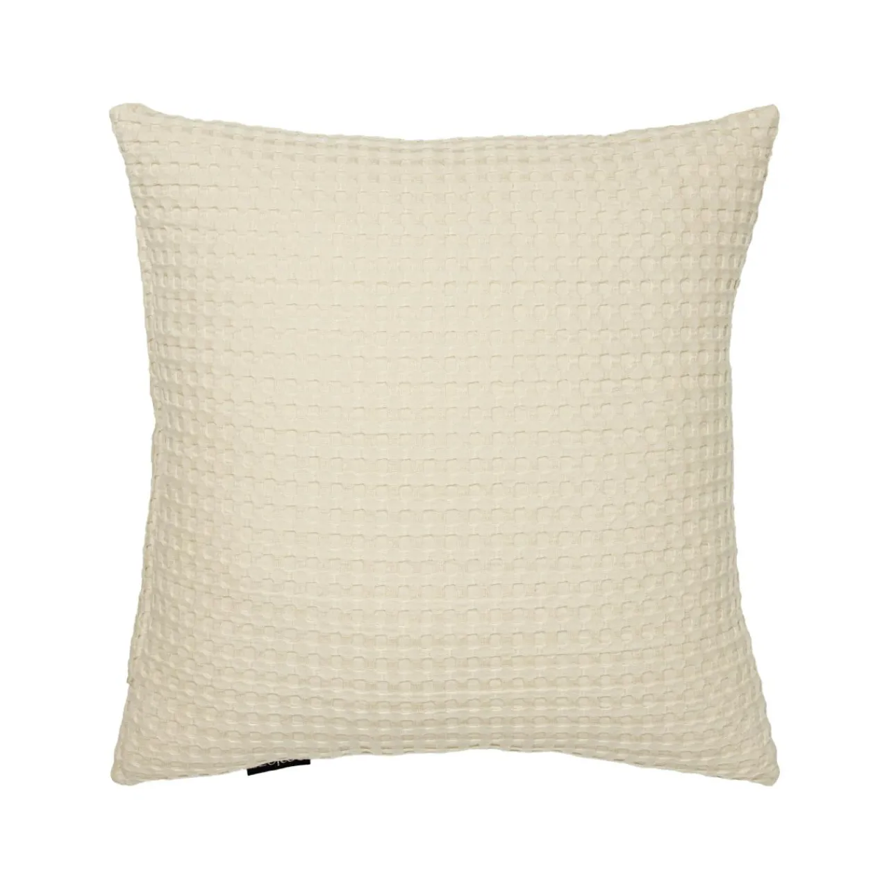 Coussin Et Housse|EMINZA Housse de coussin carrée coton nid d'abeille (40 x 40 cm) Maya pampa Beige