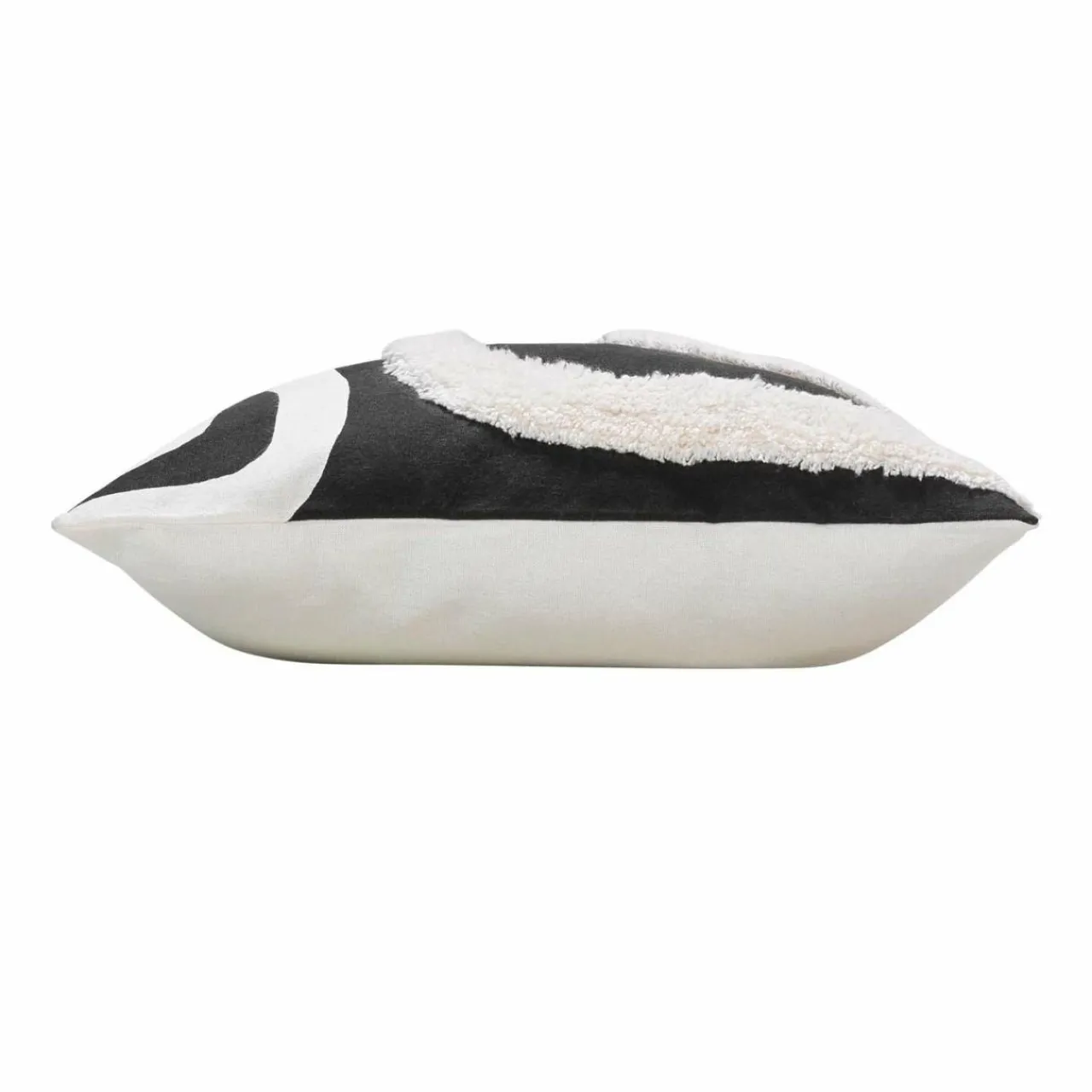 Coussin Et Housse|DOUCEUR D'INTERIEUR Housse de coussin carrée coton (40 x 40 cm) Mirade e Noir