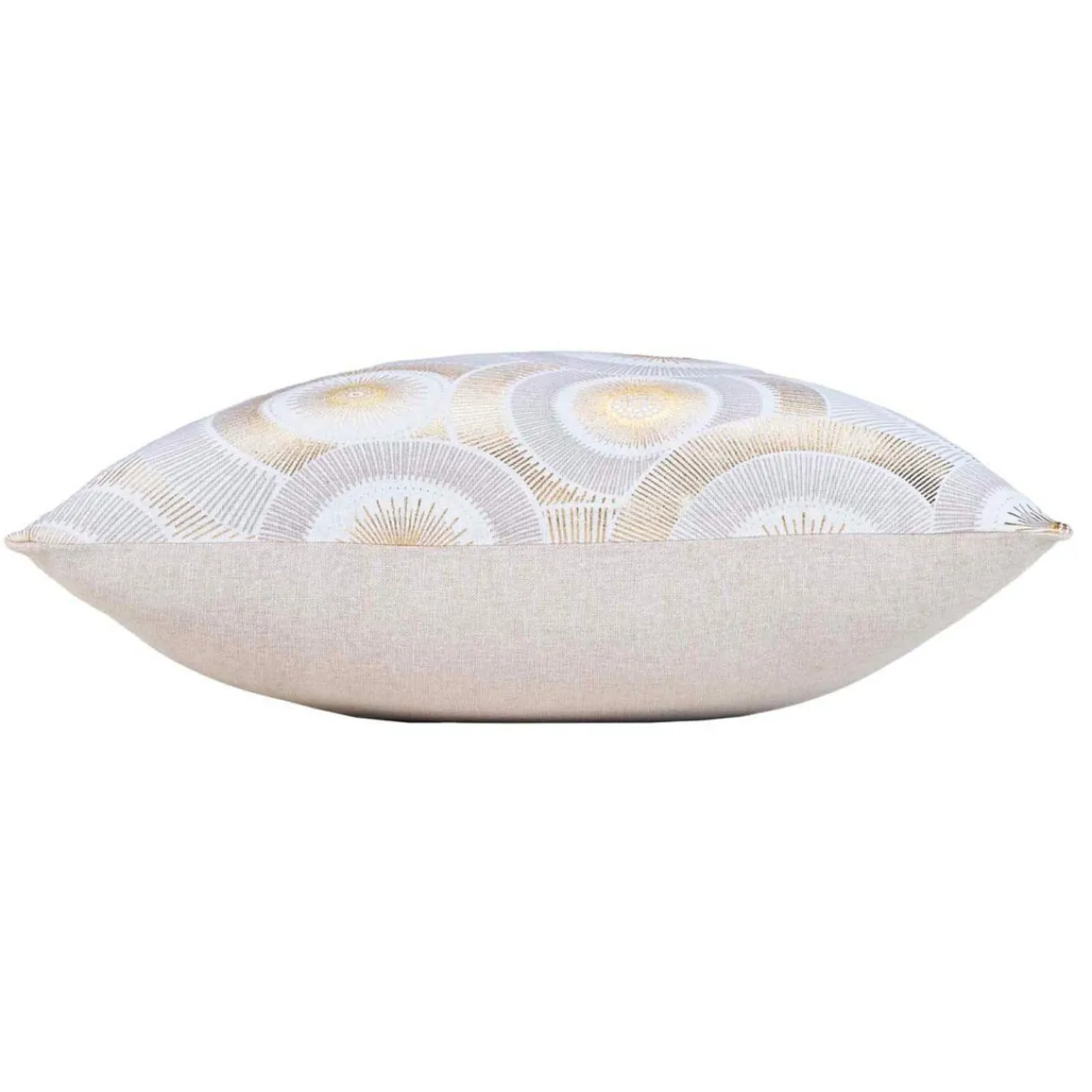 Coussin Et Housse|douceur d'intu017drieur Housse de coussin carrée coton (40 x 40 cm) Eclipse Écru Ecru