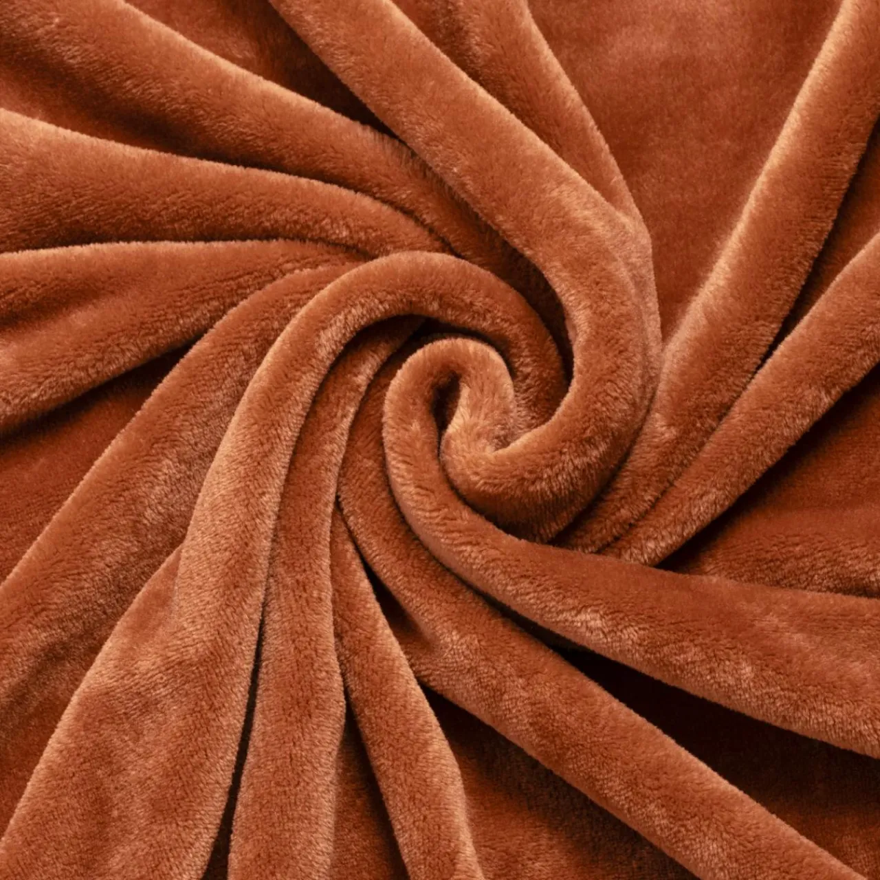 Coussin Et Housse|EMINZA Housse de coussin carrée flanelle (45 x 45 cm) Didou Cuivre