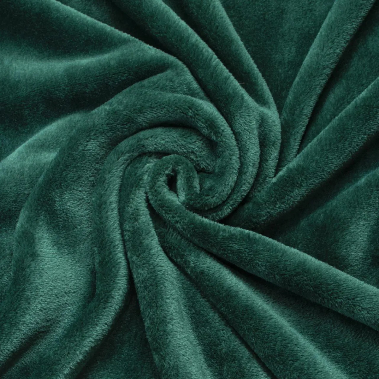 Coussin Et Housse|EMINZA Housse de coussin carrée flanelle (60 x 60 cm) Didou e Vert