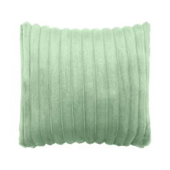 Coussin Et Housse|EMINZA Housse de coussin carrée flanelle (40 x 40 cm) Dune Vert sauge