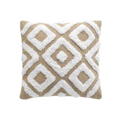 Coussin Et Housse|douceur d'intu017drieur Housse de coussin carrée jute (40 x 40 cm) Damia Beige
