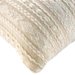 Coussin Et Housse|douceur d'intu017drieur Housse de coussin carrée polycoton (40 x 40 cm) Ilies Ecru