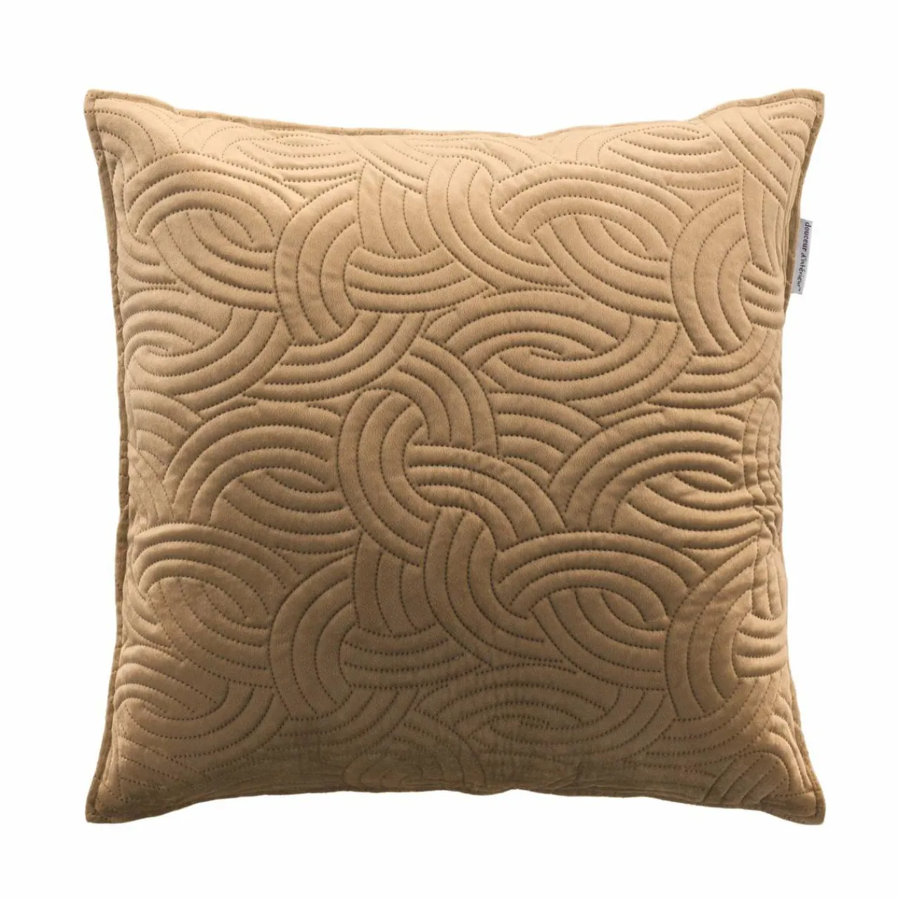 Coussin Et Housse|DOUCEUR D'INTERIEUR Housse de coussin carrée velours (60 x 60 cm) Solange Taupe