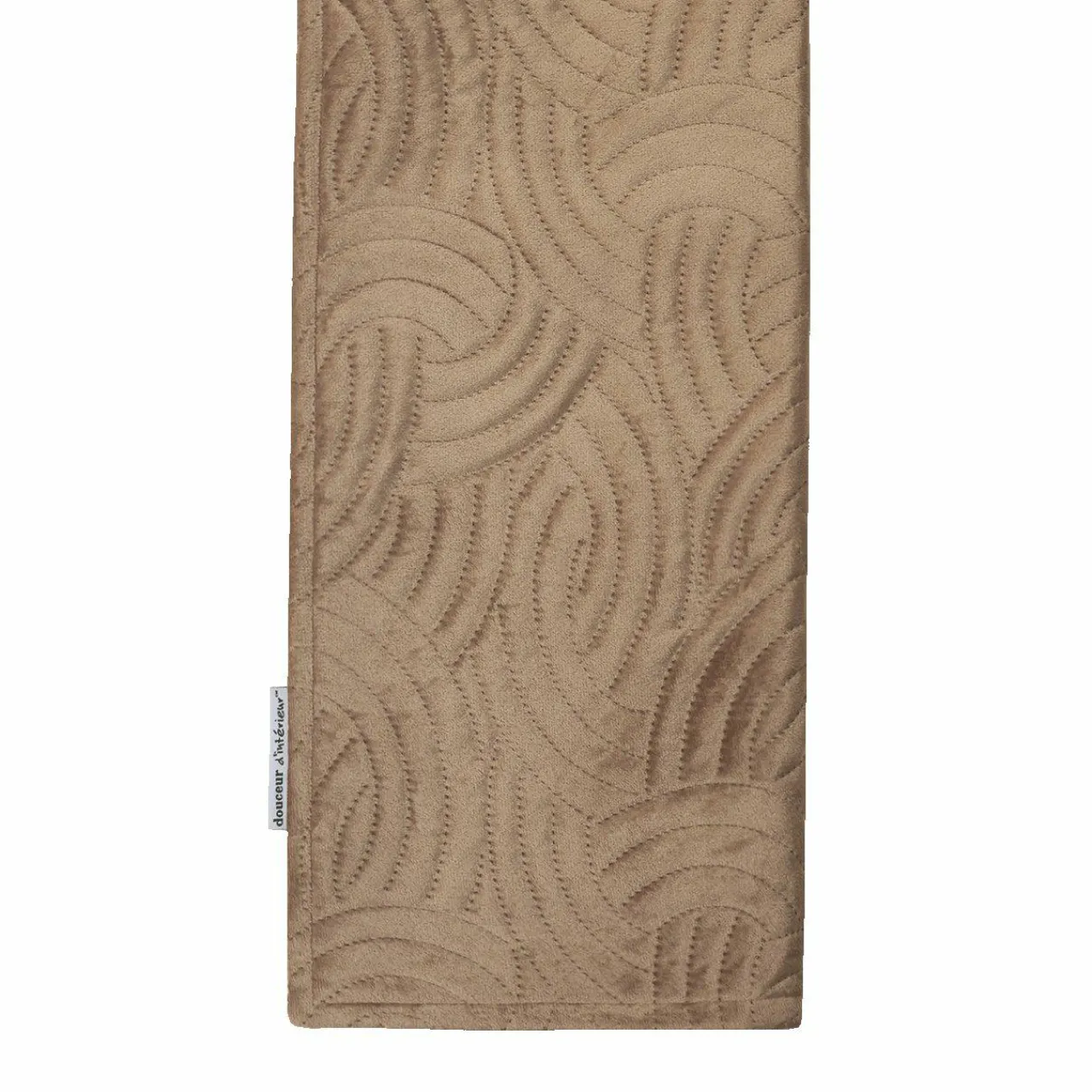 Coussin Et Housse|DOUCEUR D'INTERIEUR Housse de coussin carrée velours (60 x 60 cm) Solange Taupe