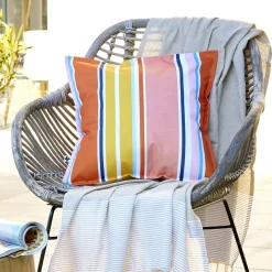 Accessoires Et Coussins|Coussin Déco D'Extérieur|L'effet papillon Housse de coussin extérieur carrée (45 x 45 cm) Bianca Jaune