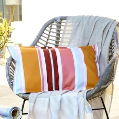 Accessoires Et Coussins|Coussin Déco D'Extérieur|L'effet papillon Housse de coussin extérieur rectangulaire (40 x 60 cm) Bianca Orange