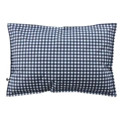 Accessoires Et Coussins|Coussin Déco D'Extérieur|EMINZA Housse de coussin extérieur rectangulaire (40 x 60 cm) Vickie Bleu nuit Vichy bleu