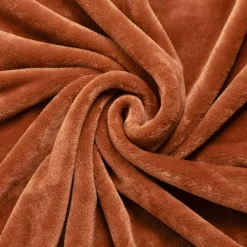 Coussin Et Housse|EMINZA Housse de coussin rectangulaire flanelle (40 x 60 cm) Didou Cuivre