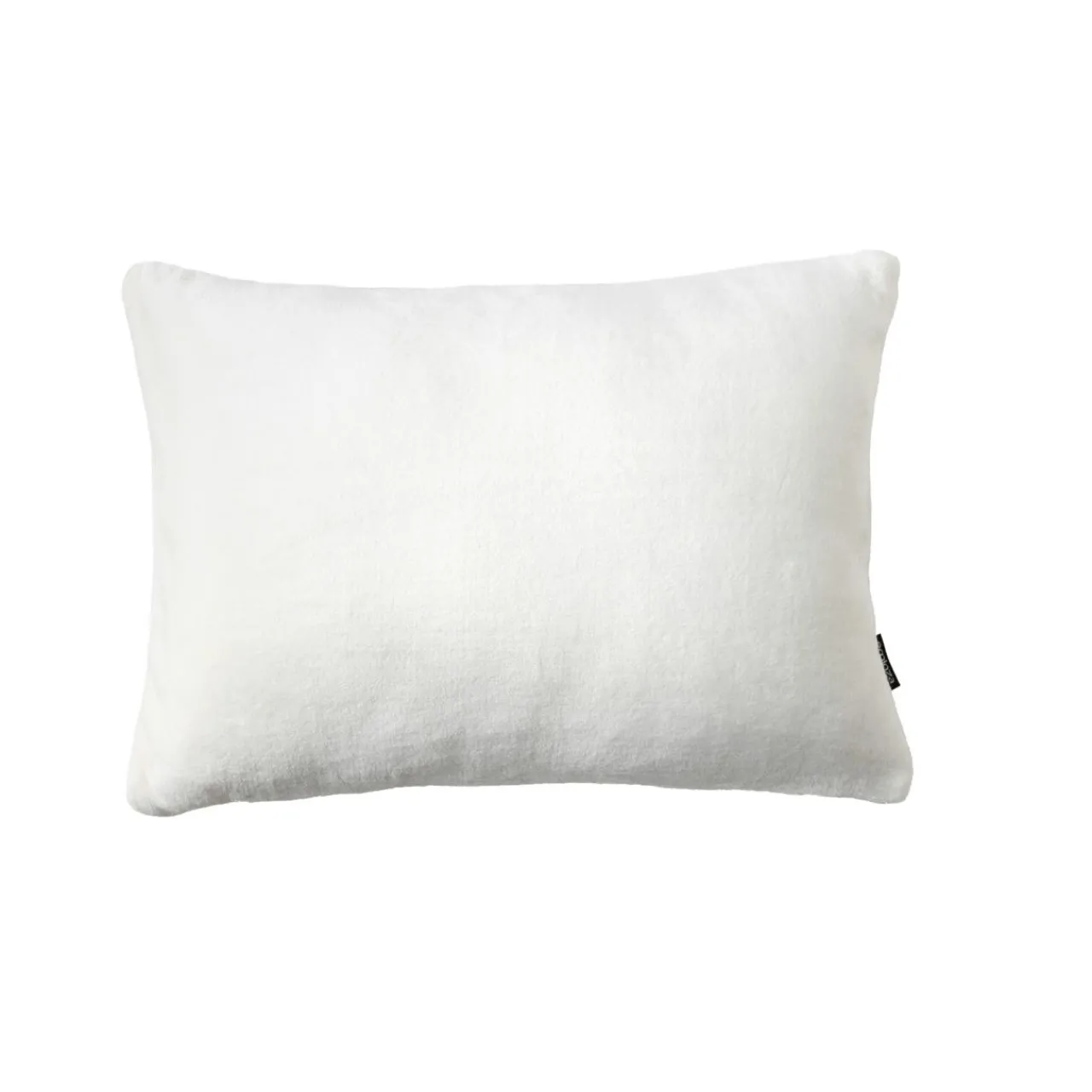 Coussin Et Housse|EMINZA Housse de coussin rectangulaire flanelle (40 x 60 cm) Didou Ivoire