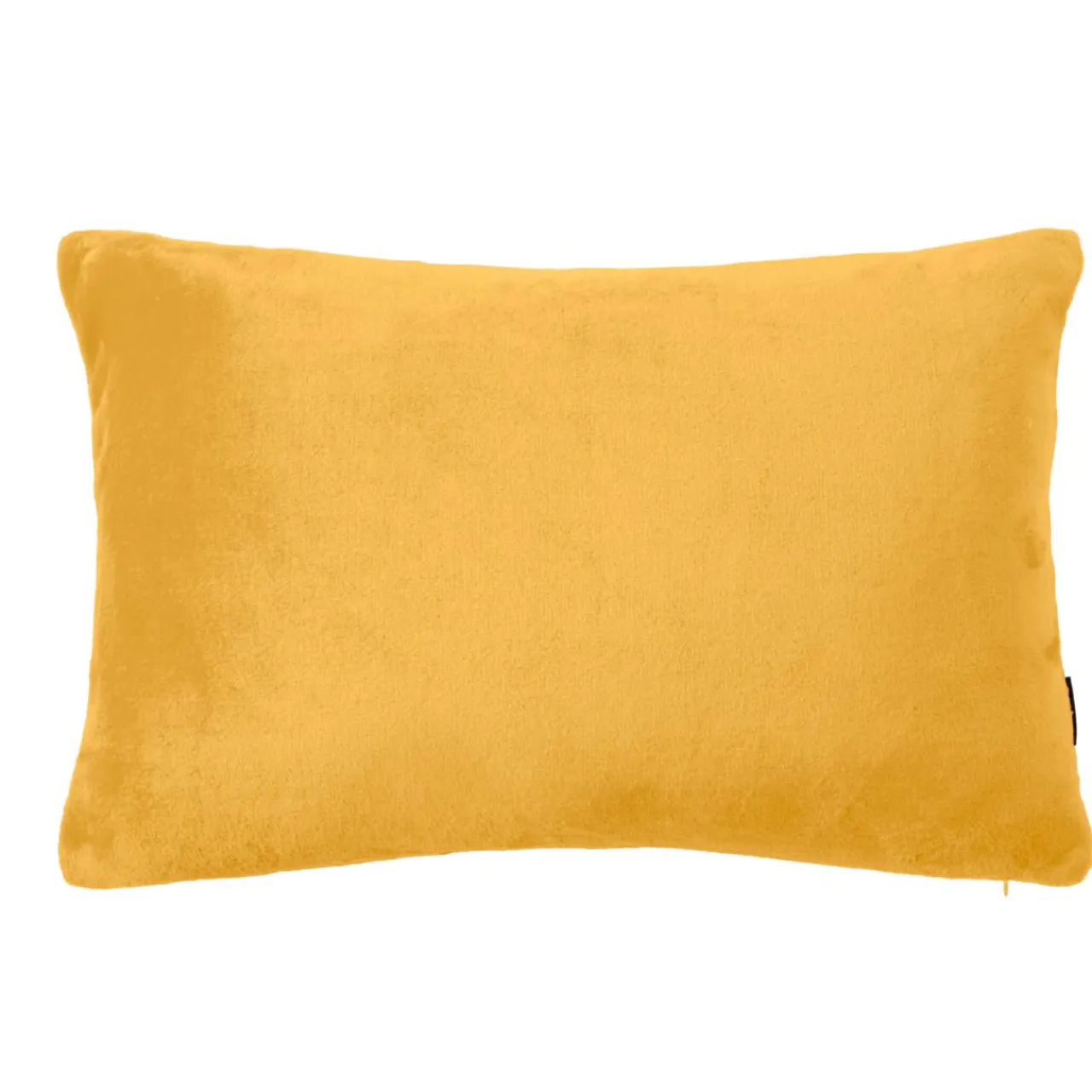Coussin Et Housse|EMINZA Housse de coussin rectangulaire flanelle (40 x 60 cm) Didou Jaune moutarde